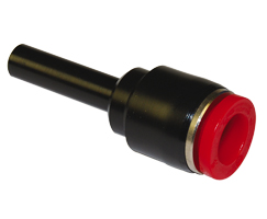 Pneufit C geçmeli bağlantı parçası, gövde azaltıcı, düz, 8 mm, 12 mm