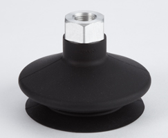 Tek körüklü vakum kabı, 50mm O/D, G1/8, nitril kauçuk