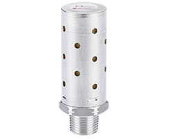 Quietaire heavy duty silencer male, R3/4