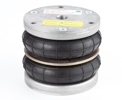 Hava körüğü, tek etkili, dişi montaj delikleri, 4-1/2" çap, 80 mm strok