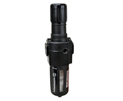 Excelon filtre/regülatör, G3/8, 5 µm, 0,3-10 bar, otomatik tahliye, göstergeli