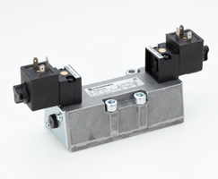 ISO Star solenoid valfı ISO 3, 5/3, COP, solenoid pilot / solenoid pilot