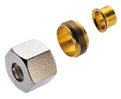 43 serisi sıkıştırma bağlantı parçaları dış somun, konnektör redüktörü, düz, 8mm, 6mm