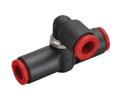 Pneufit C hızlı egzoz valfi, borulu egzozlu, düz, 4 mm