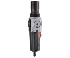 Excelon Plus filtre/regülatör, G3/8, 5 µm, 0,3-4 bar, otomatik tahliye, göstergesiz