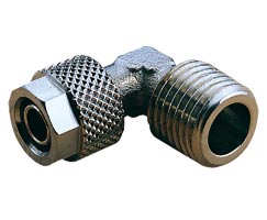 24 serisi geçmeli bağlantı parçası, adaptör, dirsek, R1/8, 4mm/2,7mm