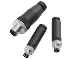 Kablolu fiş, 4 pinli M8