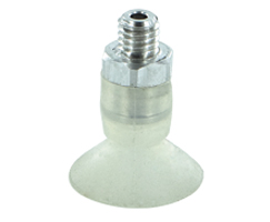 Düz vakum kabı, 15mm O/D, M5, silikon