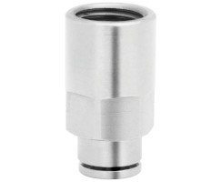 Pneufit 10 geçmeli bağlantı, dişi adaptör, düz, G1/2, 12mm