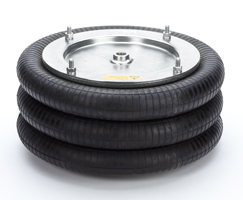 Hava körüğü, tek etkili, erkek montaj saplamaları, 16" çap, 430 mm strok