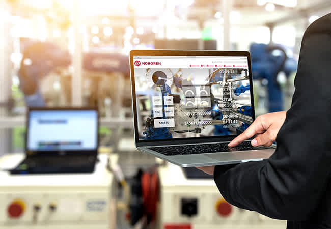 Performans verilerine kolay erişim için Oransal Valf aralığı.