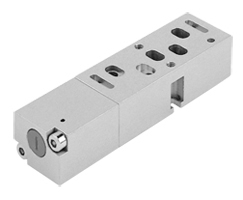 Tek valf kapatma plakası (Port 1 bloke)