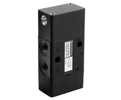 Super X hava pilot kumandalı valf, G1/4, 3/2, NC, hava pilotu/hava pilotu