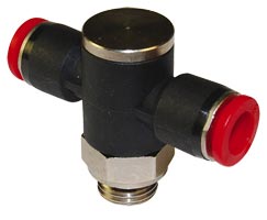 Pneufit C geçmeli bağlantı parçası, üniversal adaptör, tişört, G1/8, 4mm