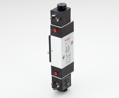 97300 serisi Namur arayüzlü solenoid valf, G1/4, 5/2 veya 3/2, solenoid pilot / solenoid pilot