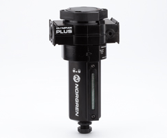 Olympian Plus genel amaçlı filtre, G1/4, 40μm, manuel tahliye, sıvı seviye göstergeli