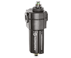 Excelon birleştirici filtre, 3/8 PTF, 0,01 µm, otomatik tahliye, sıvı seviye göstergeli