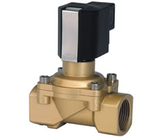 Direct solenoid actuated diaphragm valve with forced lifting, G3/4, 2/2, NC, solenoid pilot / solenoid pilot