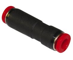 Pneufit C kendinden contalı bağlantı, rakor, düz, 12 mm