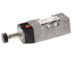ISO Star solenoid valfı ISO 3, 5/2, solenoid pilot / havalı yay dönüşlü