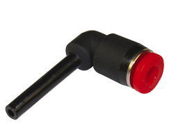 Pneufit C geçmeli bağlantı parçası, gövde, dirsek, 6 mm, 6 mm