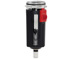 Excelon Plus Korumalı malzeme polikarbonat Otomatik Tahliyeli Hazne 1/4" PIF