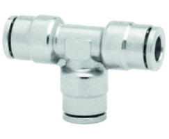 Pneufit 10 geçmeli bağlantı parçası, rakor, tişört, 14 mm