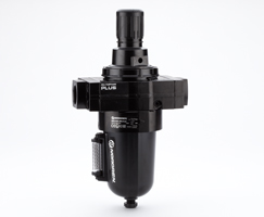 Olympian Plus filtre/regülatör, 1 PTF, 40 µm, 0,4-8 bar, manuel tahliye, göstergesiz