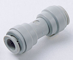 Pneufit D asetal geçmeli bağlantı, eşit olmayan rakor, düz, 1/2", 5/16"