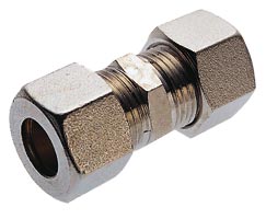 43 serisi sıkıştırma bağlantı parçaları dış somun, konnektör, düz, 16mm