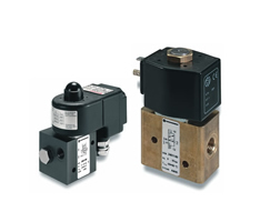 Doğrudan solenoidle çalıştırılan popet valf, G1/4, 3/2, NC, doğrudan solenoid / yay dönüşlü