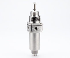 B38 Serisi paslanmaz çelik filtre/regülatör, 3/4 NPT, 5 µm, 0,3-9 bar, otomatik tahliye, göstergesiz