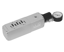 Tek basınç regülatör plakası, port 4 ayarlı