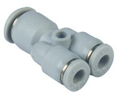 Pneufit M geçmeli bağlantı elemanı, eşit olmayan rakor, Y, 6mm, 4mm