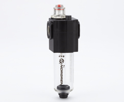 Excelon mikro sis yağlayıcı, plastik kase, kapalı, 1/4 PTF