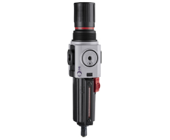 Excelon Plus filtre/regülatör, G1/2, 40μm, 0,3-4 bar, otomatik tahliye, göstergesiz