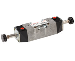 ISO Star solenoid valfı ISO 2, 5/2, solenoid pilot / solenoid pilot