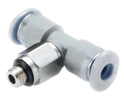 Pneufit M geçmeli bağlantı parçası, döner adaptör, tişört, M3, 4mm