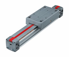 Lintra Plus milsiz silindir, makaralı kılavuz, 32 mm çap, 1000 mm strok