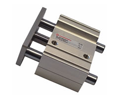 Yönlendirme ve durdurma çift etkili silindir, kayar yatak, 63 mm çap, 50 mm strok