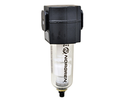 Excelon genel amaçlı filtre, 1/4 PTF, 5 µm, otomatik tahliye