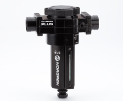 Olympian Plus genel amaçlı filtre, G1/2, 5 µm, manuel tahliye, sıvı seviye göstergeli