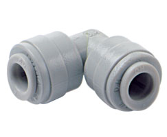 Pneufit D asetal geçmeli bağlantı parçası, rakor, dirsek, 3/8"