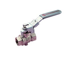 Kilitlenebilir egzoz küresel valfsı, tam geçişli, dişi/dişi, G3/4