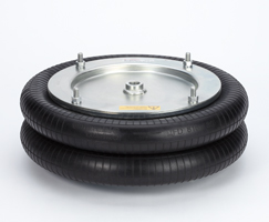 Hava körüğü, tek etkili, erkek montaj saplamaları, 16" çap, 315 mm strok