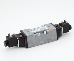 ISO Star solenoid valfı ISO 2, 5/3, COE, solenoid pilot / solenoid pilot