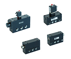 M/1700 alt taban solenoid valfı, G1/2, 5/3, APB, solenoid pilot / solenoid pilot