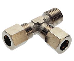 43 serisi sıkıştırma bağlantı parçaları dış somun, yan adaptör, T, R1/8, 6mm