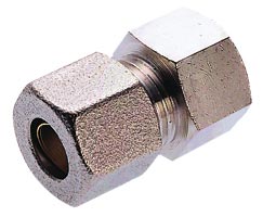 43 serisi sıkıştırma bağlantı parçaları dış somun, dişi adaptör, düz, G3/8, 14mm