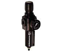 Excelon filtre/regülatör, 1/2 PTF, 5 µm, 0,3-4 bar, otomatik tahliye, göstergeli